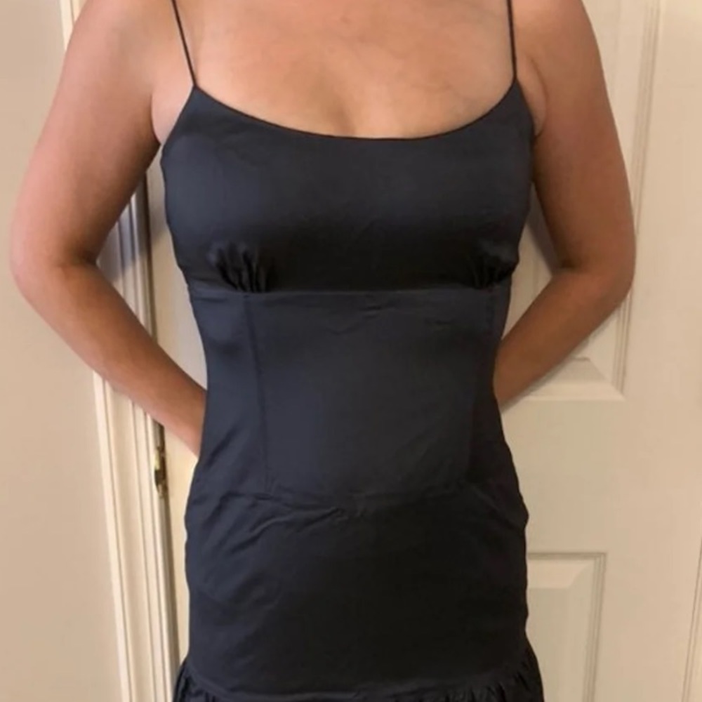 Navy Blue Tahari gown
